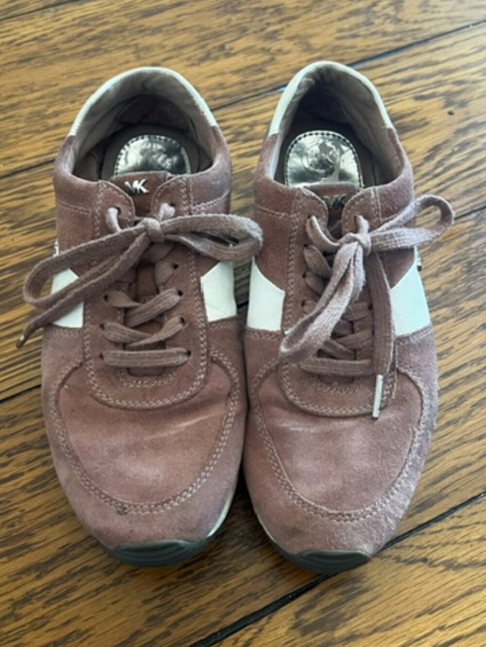 Women's Michael Kors Suede Leather shoes, Pink/Purple, Size 8, Good Con!